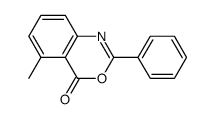5-methyl-2-phenyl-benzo[d][1,3]oxazin-4-one Structure