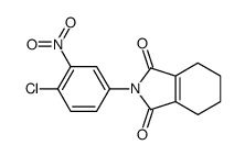 2-(4-chloro-3-nitrophenyl)-4,5,6,7-tetrahydroisoindole-1,3-dione结构式