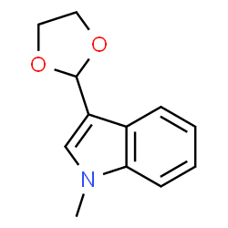 1H-Indole,3-(1,3-dioxolan-2-yl)-1-methyl-(9CI) picture