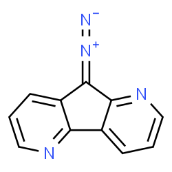 9H-Cyclopenta[1,2-b:3,4-b]dipyridine,9-diazo-(7CI) structure