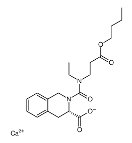 (3S)-2--1,2,3,4-tetrahydroisoquinoline-3-carboxylic acid calcium salt Structure
