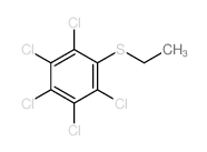 Benzene,1,2,3,4,5-pentachloro-6-(ethylthio)- structure
