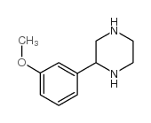 2-(3-Methoxyphenyl)piperazine structure