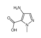 4-氨基-1-甲基-1H-吡唑-5-羧酸结构式
