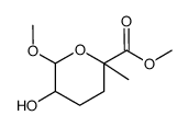 Hexopyranosiduronic acid, methyl 3,4-dideoxy-5-C-methyl-, methyl ester (9CI) picture
