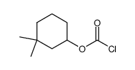 3,3-dimethylcyclohexyl chloroformate结构式