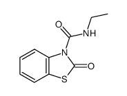 3-ethylaminocarbonyl-2(3H)-benzothiazolone结构式