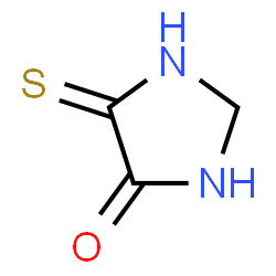 4,5-Imidazolidinedione,4-thio- (8CI) Structure