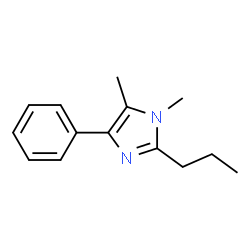 Imidazole, 1,5-dimethyl-4-phenyl-2-propyl- (8CI) Structure