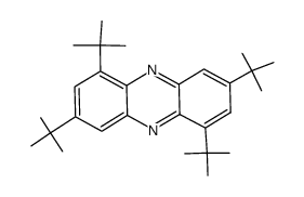 1,3,5,7-tetra-t-butylphenazine Structure