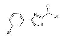 4-(3-bromophenyl)-1,3-thiazole-2-carboxylic acid picture