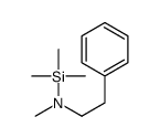 N-methyl-2-phenyl-N-trimethylsilyl-ethanamine结构式