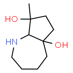 Cyclopent[b]azepine-5a,8(1H)-diol, octahydro-8-methyl- (9CI)结构式