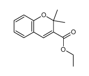 ethyl 2,2-dimethyl-2H-1-benzopyran-3-carboxylate Structure