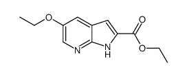 Ethyl 5-ethoxy-1H-pyrrolo[2,3-b]pyridine-2-carboxylate Structure