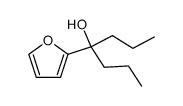 4-(2-furyl)-4-heptanol Structure