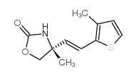 2-Oxazolidinone,4-methyl-4-[2-(3-methyl-2-thienyl)ethenyl]-,(4R)-(9CI) picture