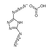 3,5-diazido-1H-1,2,4-triazole,nitric acid Structure