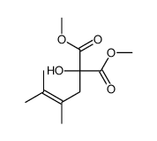dimethyl 2-(2,3-dimethylbut-2-enyl)-2-hydroxypropanedioate Structure