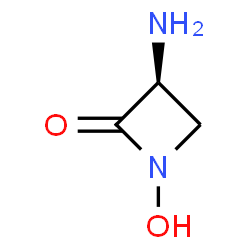2-Azetidinone,3-amino-1-hydroxy-,(3S)-(9CI) structure