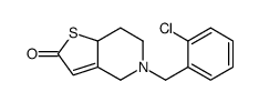 2-Oxo Ticlopidine HCl structure