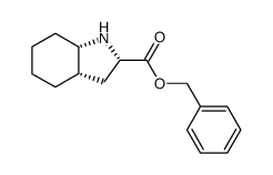 (2S,3aS,7aS)-octahydro-1H-indole-2-carboxylic acid benzyl ester Structure