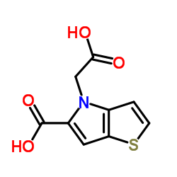 4-(Carboxymethyl)-4H-thieno[3,2-b]pyrrole-5-carboxylic acid Structure