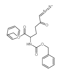 imino-(2-oxo-5-phenylmethoxycarbonyl-5-phenylmethoxycarbonylamino-pentylidene)azanium结构式