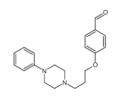 4-[3-(4-phenylpiperazin-1-yl)propoxy]benzaldehyde结构式
