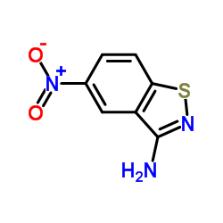 1,2-Benzisothiazol-3-amine,5-nitro- Structure