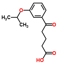 5-(3-ISO-PROPOXYPHENYL)-5-OXOVALERIC ACID Structure