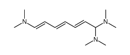 1-N,1-N,1-N',1-N',7-N,7-N-hexamethylhepta-2,4,6-triene-1,1,7-triamine结构式