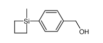 [4-(1-methylsiletan-1-yl)phenyl]methanol结构式