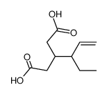 3-(1-ethyl-2-propenyl)pentanedioic acid结构式