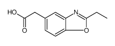 5-Benzoxazoleacetic acid, 2-ethyl Structure