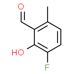 3-FLUORO-2-HYDROXY-6-METHYL-BENZALDEHYDE Structure