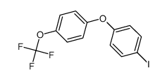 1-iodo-4-(4-(trifluoromethoxy)-phenoxy)benzene结构式