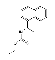 ethyl (S)-(1-(naphthalen-1-yl)ethyl)carbamate结构式