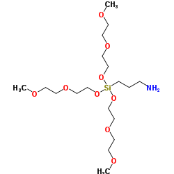 3-aminopropyltris(methoxyethoxyethoxy)silane Structure