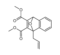 1-Allyl-11-oxa-tricyclo[6.2.1.02,7]undeca-2(7),3,5,9-tetraene-9,10-dicarboxylic acid dimethyl ester结构式