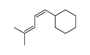 ((Z)-4-Methyl-penta-1,3-dienyl)-cyclohexane Structure
