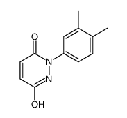 2-(3,4-dimethylphenyl)-1H-pyridazine-3,6-dione结构式