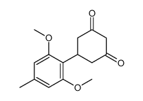 5-(2,6-dimethoxy-4-methylphenyl)cyclohexane-1,3-dione结构式