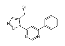[3-(6-phenylpyrimidin-4-yl)triazol-4-yl]methanol Structure