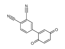 4-(3,6-dioxocyclohexa-1,4-dien-1-yl)benzene-1,2-dicarbonitrile Structure