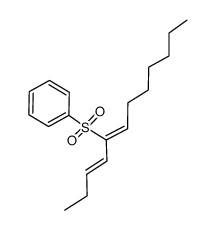 (EZ)-<(1-butene-1-yl 1 octenyl) sulfonyl>benzene结构式