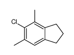 5-chloro-4,6-dimethyl-2,3-dihydro-1H-indene结构式