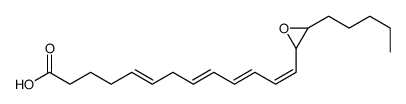 13-(3-pentyloxiran-2-yl)trideca-5,8,10,12-tetraenoic acid Structure