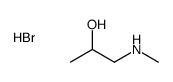 1-(methylamino)propan-2-ol,hydrobromide结构式