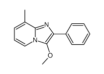 3-methoxy-8-methyl-2-phenylimidazo[1,2-a]pyridine结构式